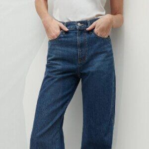 Veronica Beard Taylor Relaxed Wide Leg High Rise Jeans NWT Size 27